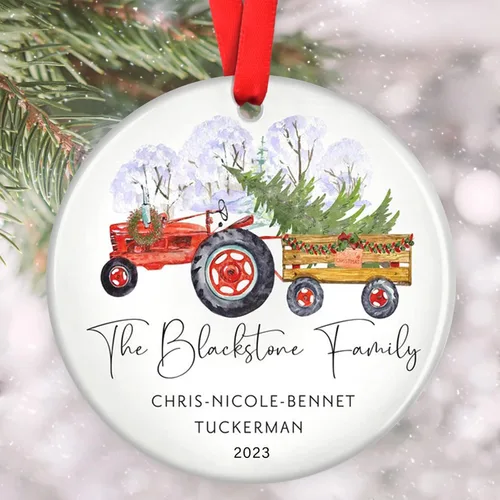 Miniatura 8 de Adornos familiares personalizados, adorno de Navidad familiar, decoración del hogar de Navidad, regalos de Navidad para la familia, adornos de árbol