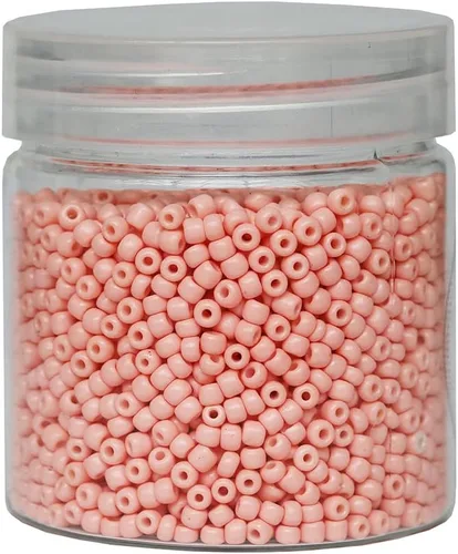Miniatura 22 de Cuentas de semillas sueltas de color negro opaco, alrededor de 4000 piezas en caja 8/0 de vidrio para hacer joyas, agujero de 0.028 in (negro)