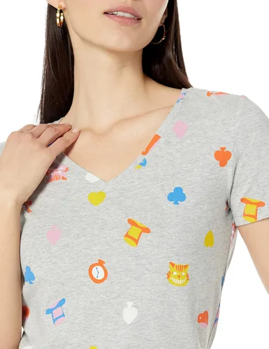Miniatura 4 de Tienda Essentials Disney Marvel Star Wars Princess Camiseta de manga corta con cuello en V para mujer, multipacks