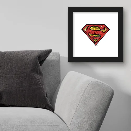 Miniatura 3 de Trends International Gallery Pops DC Comics Superman - Póster de pared con logotipo de mosaico de cómic S-Shield, 12 x 12 pulgadas, versión Versión
