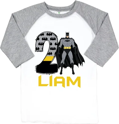 Superhero Shirt Birthday Boy Man Personalized Shirts 1st Birthday Outfit Boy for Toddler and Baby Boy Superhero Birthday Shirts for Boys 1st 2nd 3rd