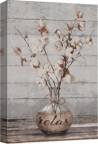 Miniatura 10 de SIGNFORD Lienzo impreso para pared, cielo nublado, bosque verde, prado, naturaleza, desierto, ilustraciones florales botánicas, arte moderno