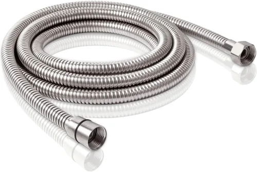 Miniatura 11 de PHASAT Manguera de ducha, reemplazo de manguera de ducha extra larga de 138 pulgadas, manguera de cabezal de ducha de acero inoxidable 304, Níquel