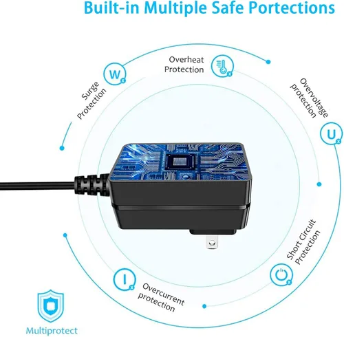 Miniatura 8 de Cargador de 5V para Sony SRS-XB30 SRS-XB41 SRS-BTS50 SRS-M55 SRS-TD60 AC-E05030 Altavoz portátil DC 5V 3A Adaptador de fuente de alimentación