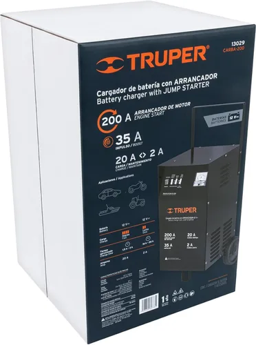 Miniatura 4 de TRUPER CARBA-200 Cargador de batería de coche de 12 V/200 amperios