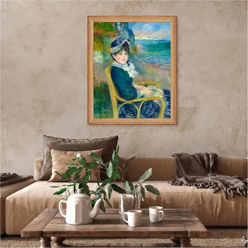 Miniatura 441 de A&T ARTWORK Campo de trigo con cipreses de Van Gogh Las reproducciones de arte clásico mundial, impresiones en lienzo giclée para decoración
