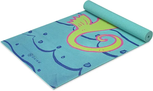 Miniatura 11 de Gaiam Tapete de Yoga para Niños, Tapete de Ejercicio, Yoga para Niños con Estampados Divertidos - Tiempo de Juego para Bebés, Niños Pequeños Activos