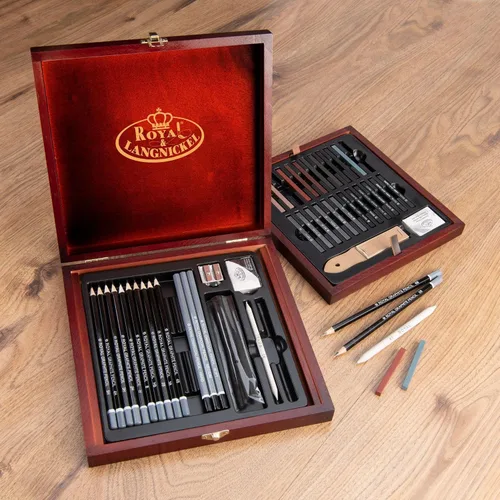 Miniatura 6 de Royal & Langnickel RSET-SKET1600 Premier - Juego de arte de lápiz de boceto, 51 piezas