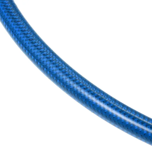 Miniatura 7 de X AUTOHAUX 31.5 in 31.5 "Longitud 0.394 in ID motocicleta freno hidráulico manguera tubo tubo 28° 0° acero inoxidable trenzado cable para ATV