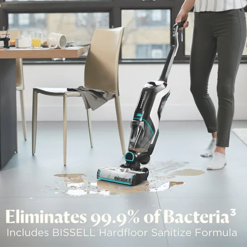 Miniatura 7 de Bissell CrossWave Cordless Max Aspiradora y Fregona Todo en Uno, Aspira, Friega y Seca, Limpiador para Pisos Duros y Alfombras, Aspiradora