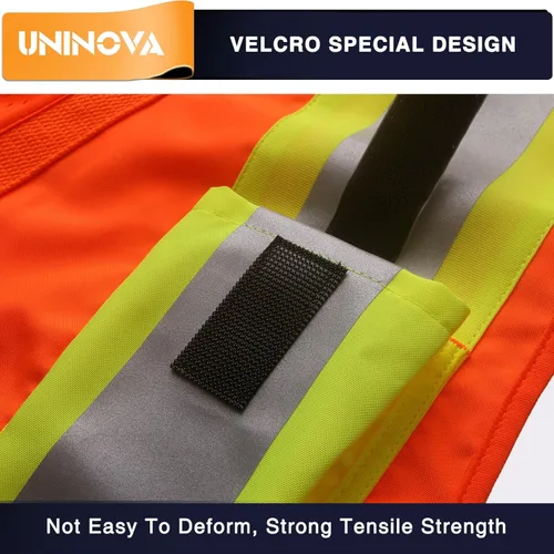 Miniatura 4 de Surveyor Safety Vest Reflective for Men, Class 2 Heavy Duty Safety Vests Reflective with Pockets
