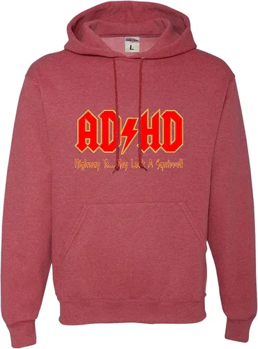 Miniatura 12 de Go All Out Sudadera con capucha para hombre y mujer con texto en inglés "Highway To Hey Look A Squirrel