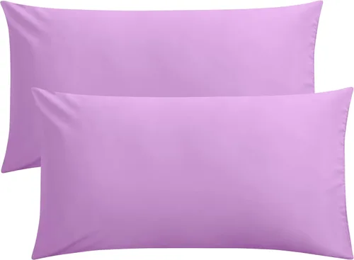 Miniatura 13 de FLXXIE Juego de 2 fundas de almohada de microfibra tamaño Queen, fundas de almohada suaves con cierre de sobre, fundas de almohada resistentes a