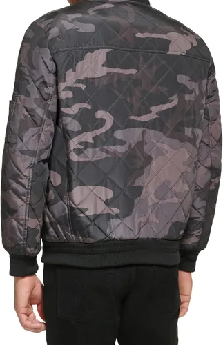 Miniatura 5 de Calvin Klein chamarra de aviador con detalle de cremallera acolchada para hombre