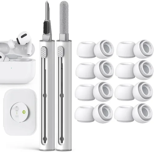 Miniatura 9 de Pohgelan Compatible con AirPods Pro de 2ª/1ª Generación Puntas de Repuesto para Auriculares, con Orificio de Reducción de Ruido y Pantalla
