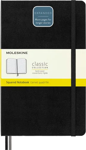 Miniatura 11 de Moleskine - Cuaderno clásico expandido, tapa suave, grande (5 x 8.25 pulgadas) con puntos, color negro, 400 páginas