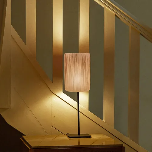 Miniatura 7 de Pantalla de papel para lámpara de pie para sala de estar, estudio, dormitorio, fácil de instalar