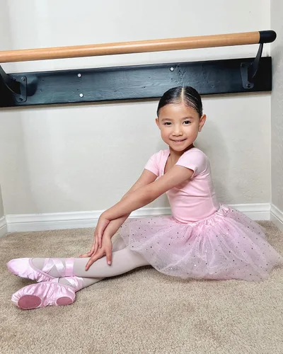 Miniatura 6 de Stelle Zapatos de ballet para niñas pequeñas, zapatillas de ballet de saténpurpurina para bailar (bebépequeñoniños grandes)