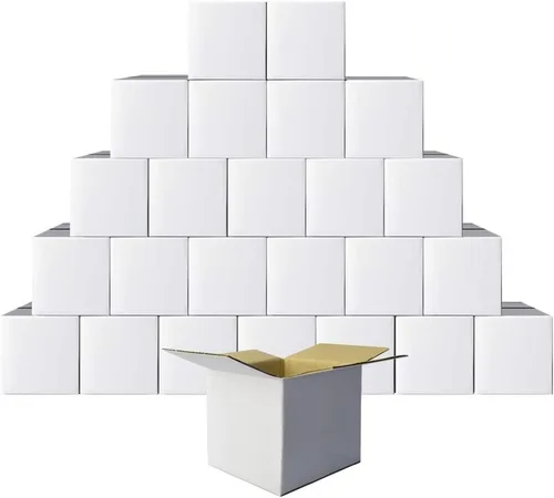 Cajas de cartón corrugado para envío, caja de envío, paquete de 25