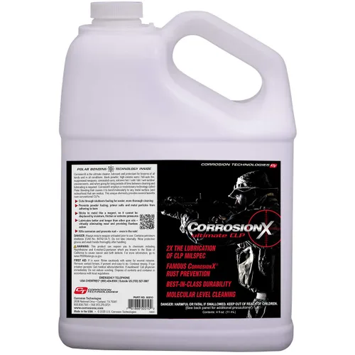 CorrosionX Ultimate CLP - Limpiador de armas, lubricante y protector, aceite de prevención de óxido para todo tipo de clima con resistencia al calor