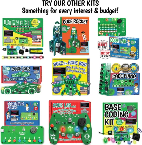 Miniatura 6 de Buzz The Code Bug - Juguete de codificación y STEM para niños de 8 a 12 años de Let's Start Coding - Diseñado en los Estados Unidos - Gran regalo