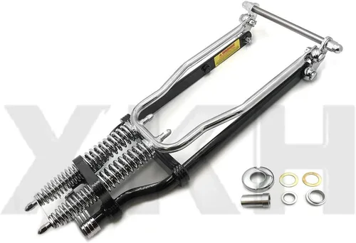 Miniatura 4 de SMT- Springer Front End -4" Bajo Negro Compatible con H-D Sportster bobber chopper [B07M95VTTF]
