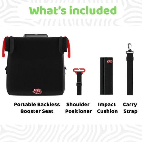 Miniatura 10 de BubbleBum Teleport Asiento Elevador para Automóvil sin Respaldo, Asiento Elevador para Niños para Automóvil 40-100 lbs, Asiento de Automóvil