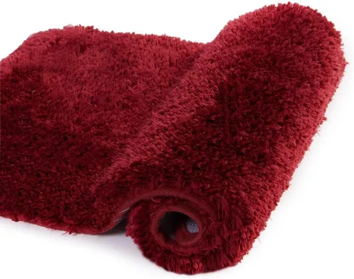 Miniatura 51 de Walensee Alfombra de baño antideslizante (16 x 24 pulgadas, color rubor) absorbente de agua, microfibra suave, lavable a máquina, alfombra de baño