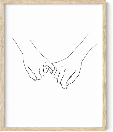 Miniatura 70 de HAUS AND HUES Impresión artística minimalista de mujer, póster de figura femenina, arte abstracto de pared neutro, arte de pared de dibujo lineal