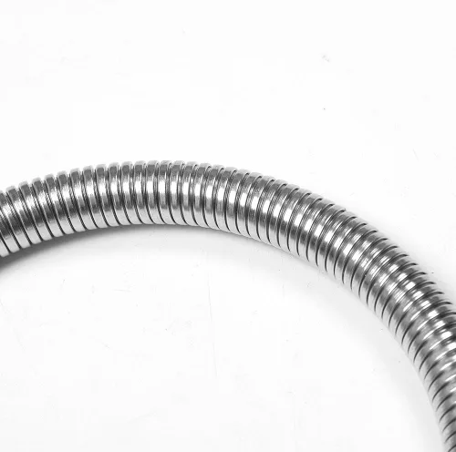 Miniatura 5 de CWM Manguera de acero inoxidable flexible de metal de 18.5 pulgadas para grifos comerciales de fregadero de cocina, reemplazo de manguera flexible