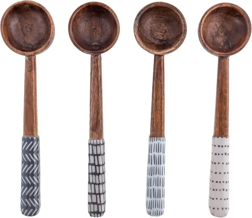Miniatura 16 de Karma CUCHARAS DE MADERA NEGRA GRANDES S/4, juego de 4