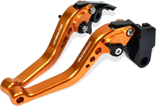 Miniatura 13 de Compatible with Yamaha Fazer FZ-1 FZ-8 FZ-6 FZ-6R FZS600 Short Brake Lever Clutch Lever, CNC Aluminum Alloy Made (Black)
