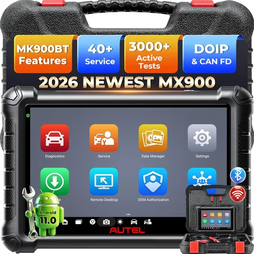 Autel MaxiCheck MX900 Escáner bidireccional, herramienta de escaneo OBD2 2026 hasta MaxiCOM MK808S MX808S MK808BT Pro, versión estadounidense de