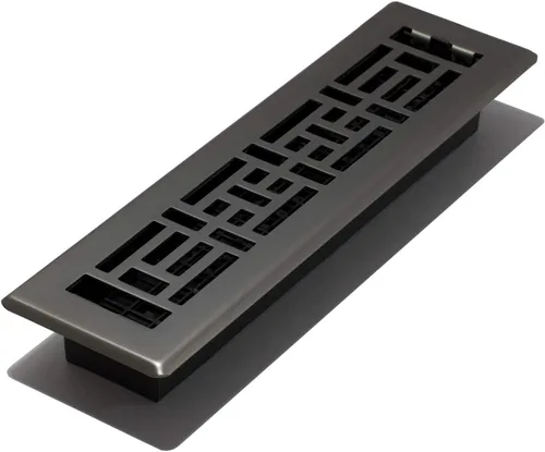 Miniatura 12 de Decor Grates Registro de suelo oriental AJH412-RB, 4 x 12 pulgadas, acabado de bronce frotado bronce (Rubbed Bronze Finish)