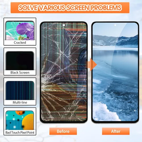 Miniatura 5 de AMOLED de 6.8 pulgadas para Samsung Galaxy S21 Ultra LCD G998U1 G998W G998B G998B/DS S21Ultra 5G Pantalla LCD táctil reemplazo (con marco plateado)