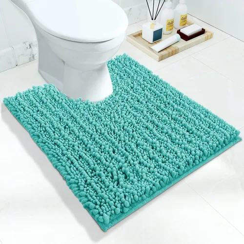 Miniatura 153 de Yimobra Alfombras de Baño Antideslizantes Lavables - Alfombra de Baño de Chenilla Ultra Suave Absorbente, Alfombra Peluda de Secado Rápido para Negro