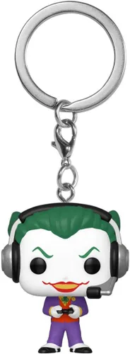 Miniatura 2 de Funko Pocket Pop! Llavero El Joker (Gamer) Exclusivo