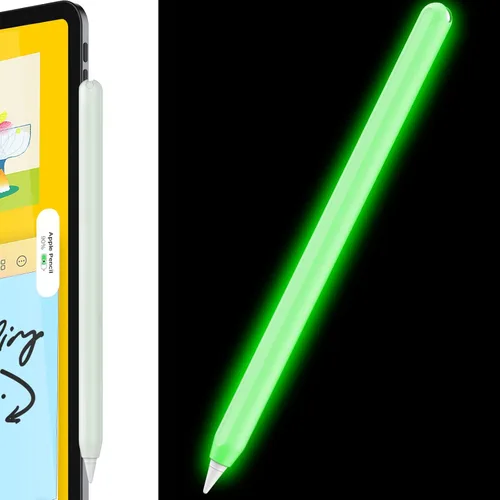 Miniatura 26 de AHASTYLE Funda Duotone para Apple Pencil de 2ª generación y Apple Pencil Pro (2024) Funda protectora ultra delgada de silicona compatible con carga