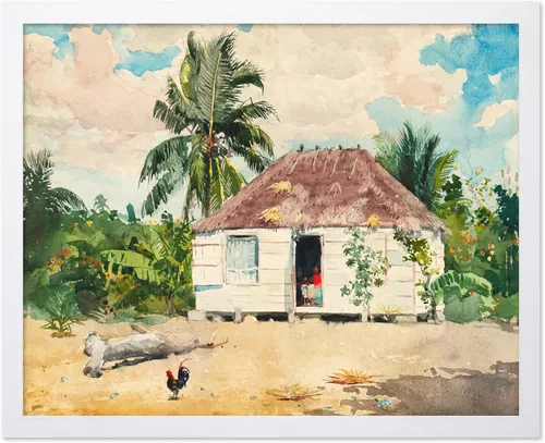 Miniatura 36 de Poster Master Impresión de pintura vintage de árbol de Navidad, póster retro de vacaciones, arte de invierno, diseño abstracto melancólico de pared