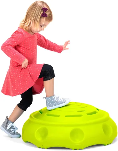 Miniatura 3 de Simplay3 Disco Tambaleante Rock Around de Dos Lados y Cúpula de Escalada para Niños Pequeños y Niños - Balanceo y Escalada - Interior/Exterior