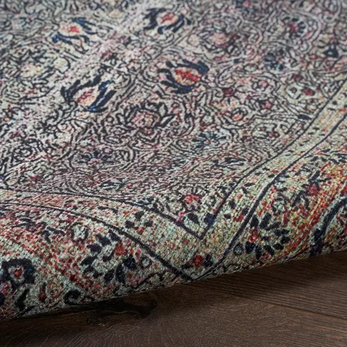 Miniatura 9 de Nourison Home Brilliance - Alfombra tradicional vintage lavable a máquina, de 4 x 6 pies, fácil de limpiar, no se desprende, para dormitorio, sala