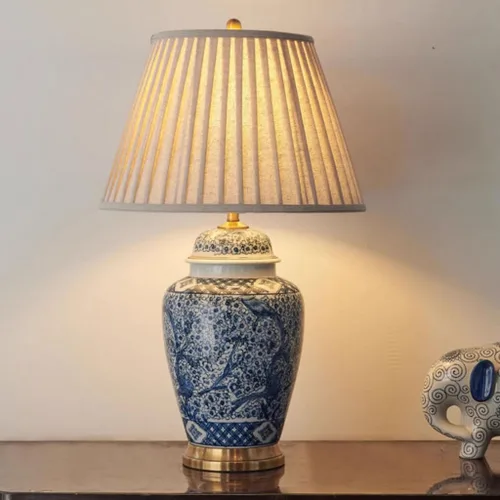 Miniatura 7 de Lamp for Desk Creative Ceramic Table Lamp Retro Study Living Room Corner Decorative Lamp Bedroom Bedside Lamp Desk Lamps for Home Office