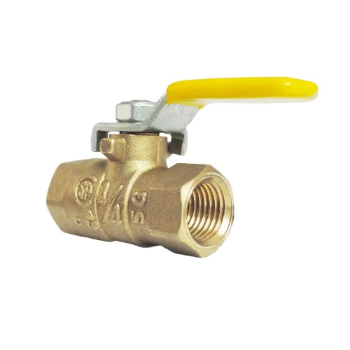 Miniatura 3 de Nigo Industrial Co. Serie 240 - Mini válvula de bola de gas de latón forjado, certificado CSA, NPT hembra, puerto estándar 600WOG