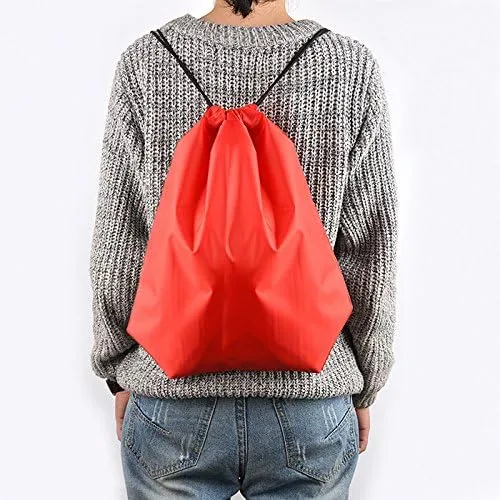 Miniatura 7 de Mochila deportiva plegable con cordón para uso en el hogar del almacenamiento del viaje