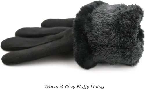 Miniatura 4 de Winter Gloves for Women,Cold Weather Touch Screen Gloves, Lightweigh Soft Thermal Glove for Cycling, Biking Gifts for Women