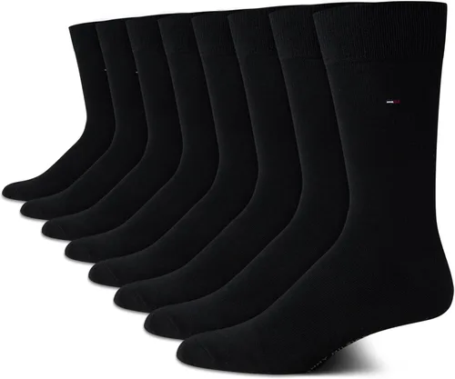 Miniatura 23 de Tommy Hilfiger Calcetines de vestir acolchados y transpirables de tela elástica para hombre, paquete de 8