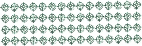 ARTIBETTER 60 piezas de soporte de bola de hierba, mini plantas, plantas de plumeria, decoración de flores de boda, soporte para cabeza de flor,