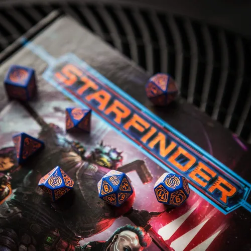Miniatura 3 de Q-Workshop Starfinder Dead Suns Juego de dados 7 juegos de mesa