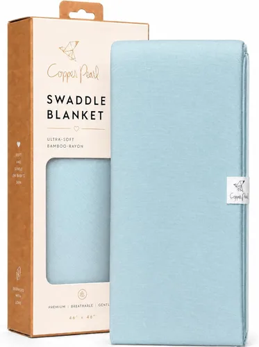 Miniatura 32 de Copper Pearl Swaddle Blankets for Newborns Soft Stretchy Receiving Blankets for Boys and Girls Large 46 x 46 Inch Baby Blankets Lightweight