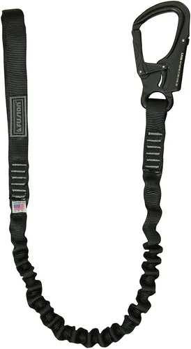 Miniatura 3 de Fusion Tactical ProGlide - Cordón elástico para militares y policiales, 23 kN, color negro, 24 pulgadas